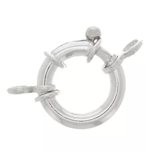 17mm 925 Sterling Silver Buoy clasp for bracelet or necklace x1