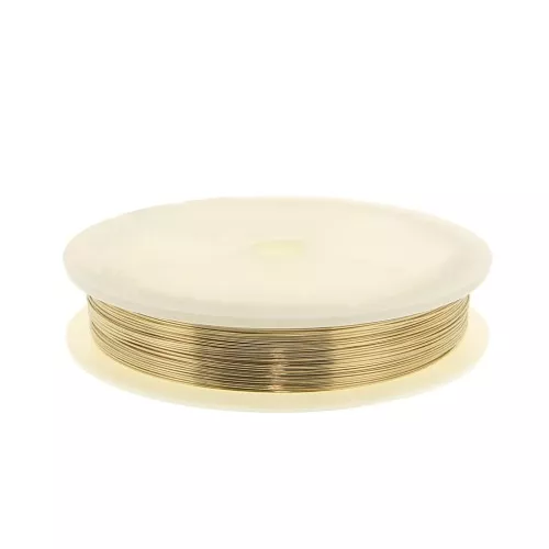 0.45mm Gold filled hard wire x10 m