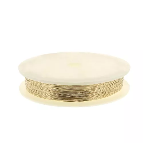 0.4mm Gold filled hard wire x10 m