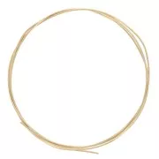 Semi-hard wire 1.25 mm - Gold Filled (rolled gold) x1m