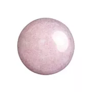 18mm Glass round cabochon by Puca® -  Opaque Light Rose Ceramic Look x1