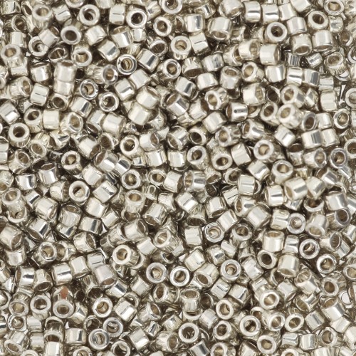 Miyuki Delica Duracoat 11/0 DB1831 - Galvanized Silver