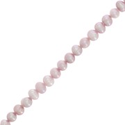 6x5mm Irregular oval freshwater pearls - Pearl Pink x34cm|raw }}