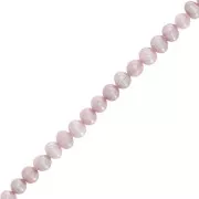 6x5mm Irregular oval freshwater pearls - Pearl Pink x34cm