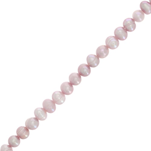 6x5mm Irregular oval freshwater pearls - Pearl Pink x34cm