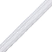 5mm Flat soft elastic band - White x 1m|raw }}