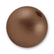 Acrylic round beads 16mm Brown x6