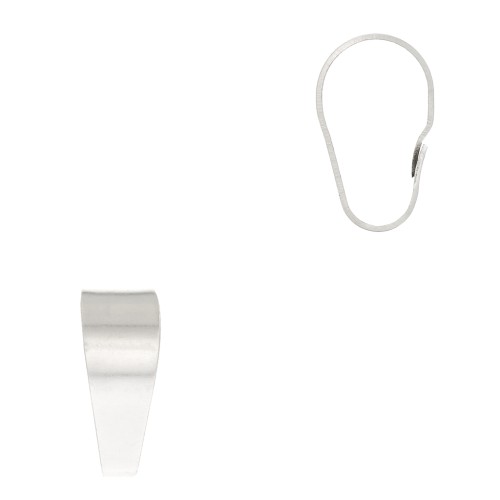 13mm Bail - Antique Silver Tone x1