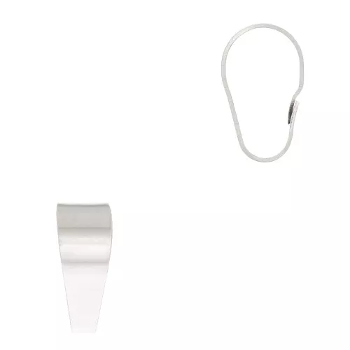 13mm Bail - Antique Silver Tone x1