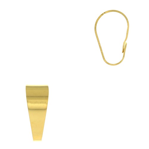 13mm Bail - Fine Gold Plated x1