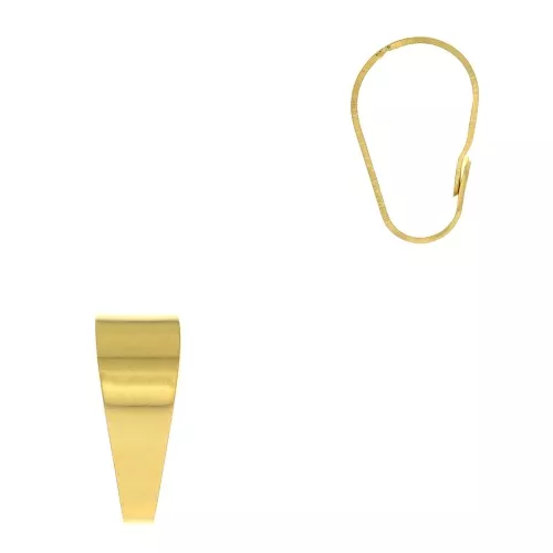 13mm Bail - Fine Gold Plated x1