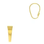 10.5mm Bail - Fine Gold Plated x1