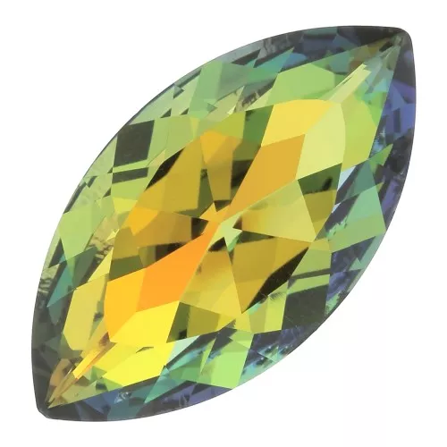 32x17mm PureCrystal Navette 4227 Crystal Golden Sahara x1