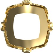 14x14mm Square setting for 4460 PureCrystal cabochon - Gold Tone x1