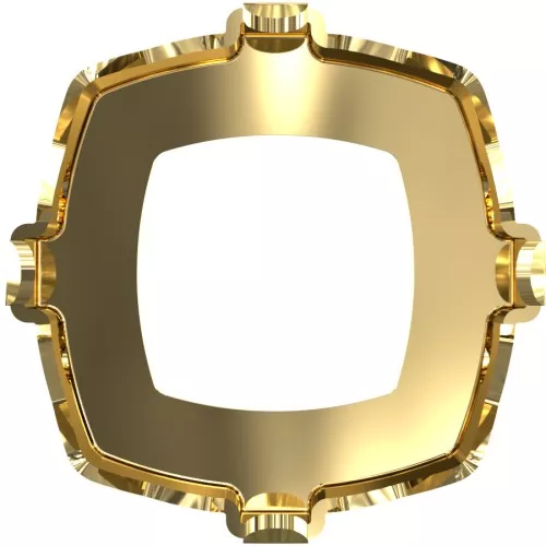 14x14mm Square setting for 4460 PureCrystal cabochon - Gold Tone x1