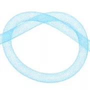 In mesh 8mm  Aquamarine x2m