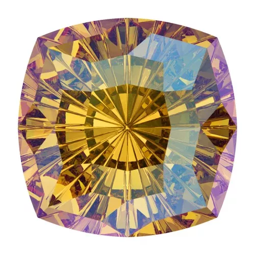 14mm PureCrystal 4460 cabochon - Light Topaz Shimmer x1