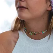 Linhasita waxed thread spool for micro macramé 1.2 mm - Gold (Ouro) x164m