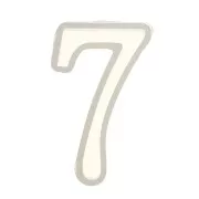 42x21mm Silicone mold for making the number 7 in resin x1