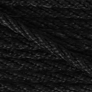 Braided nylon thread round 2mm Black x5m|raw }}