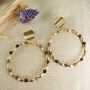 8x4mm Diamond-plated olive beads - Silver Tone x10