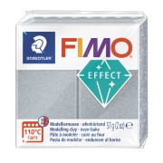 Fimo Effect Polymer Clay 57gr Metallic Silver (81)|raw }}