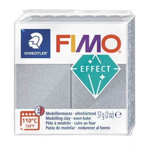 Fimo Effect Polymer Clay 57gr Metallic Silver (81)