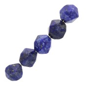 6mm Hexagonal Beads - Gemstone - Lapis Lazuli x15|raw }}