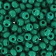 Preciosa Seed beads 9/0 2.5 mm - Green Opaque x20g