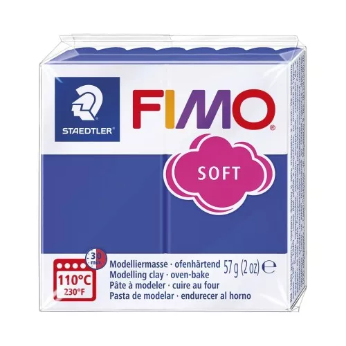 Fimo Soft Polymer Clay 57gr Brillant blue (n°33)