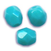 Genuine 2 mm facets (True 2) - Opaque Turquoise x50