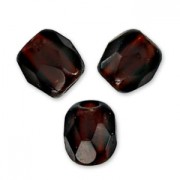 Fire Polished faceted round beads 2mm Garnet  x50|raw }}