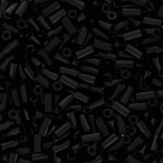 3mm Bugles Toho TB-01- 49 - Opaque Jet x10g|raw }}