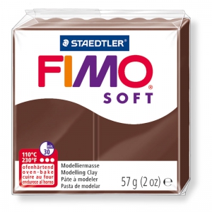 Fimo Soft Polymer Clay 57gr Chocolate (n°75)