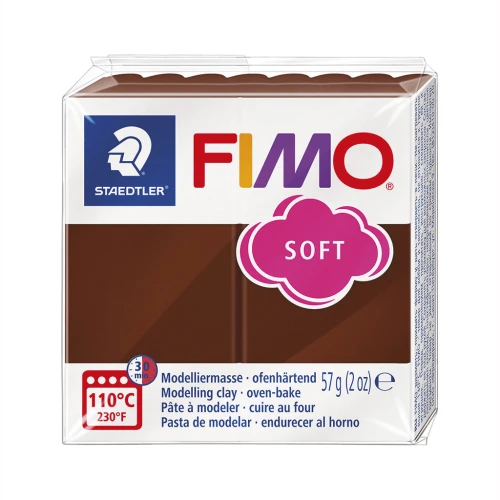 Fimo Soft Polymer Clay 57gr Chocolate (n°75)