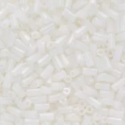 3mm Bugles Toho TB-01-121 - Opaque White Luster x10g