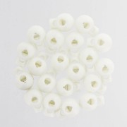 Plastic ball cord stopper - Spring cord stopper - 10 mm White x1