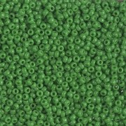Miyuki 11/0 Seed beads 411 - Opaque Green x 100 g