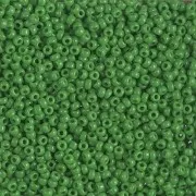 Miyuki 11/0 Seed beads 411 - Opaque Green x 100 g