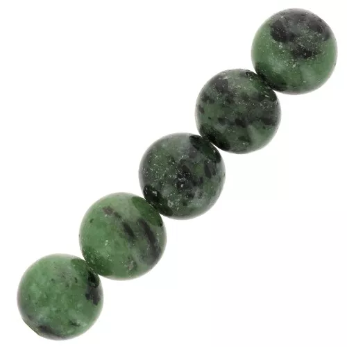 4mm Round beads - Gemstone - Ruby Zoisite x20