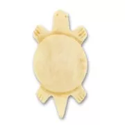Pendant bone antique turtle 55mm x1