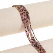 Round beads 2 mm gemstone - Tourmaline x38cm