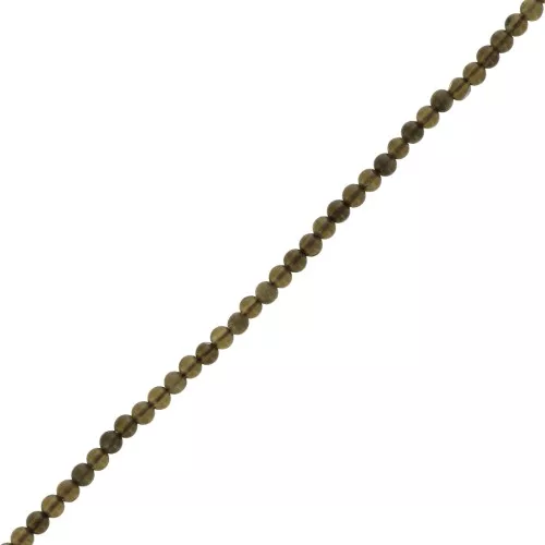 Round beads 2 mm gemstone - Speckled Obsidian x40cm