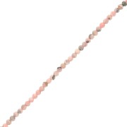 Round faceted beads 2 mm gemstone - Rhodochrosite x39.5cm
