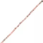 Round faceted beads 2 mm gemstone - Rhodochrosite x39.5cm
