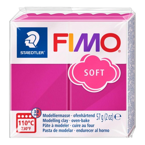 Fimo Soft Polymer Clay 57gr Raspberry (n°22)