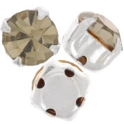 Chatons montés 6mm Black Diamond x5|raw }}