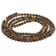 Eye of tiger - Round faceted beads 2 mm gemstone - Tiger eye x39cm Round faceted beads 2 mm gemstone - Tiger eye x39cm