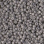 Miyuki 8/0 Seed Beads 1240 - Mat Opaque Gray x8g|raw }}