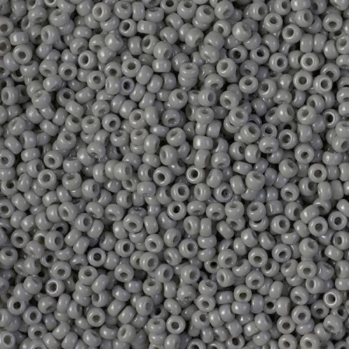 Miyuki Seed beads 11/0 499 -  Opaque Falcon Gray x8g